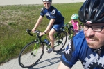 Scott, Niki & Reece riding Mariner Trail