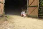Niki, Izzy & Reece (the bump) Elroy/Sparta Trail 2011