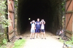 Liz, Errol & Niki on Elroy Sparta Trail