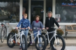 Niki, Colleen & Keith w/ our new Pugsleys